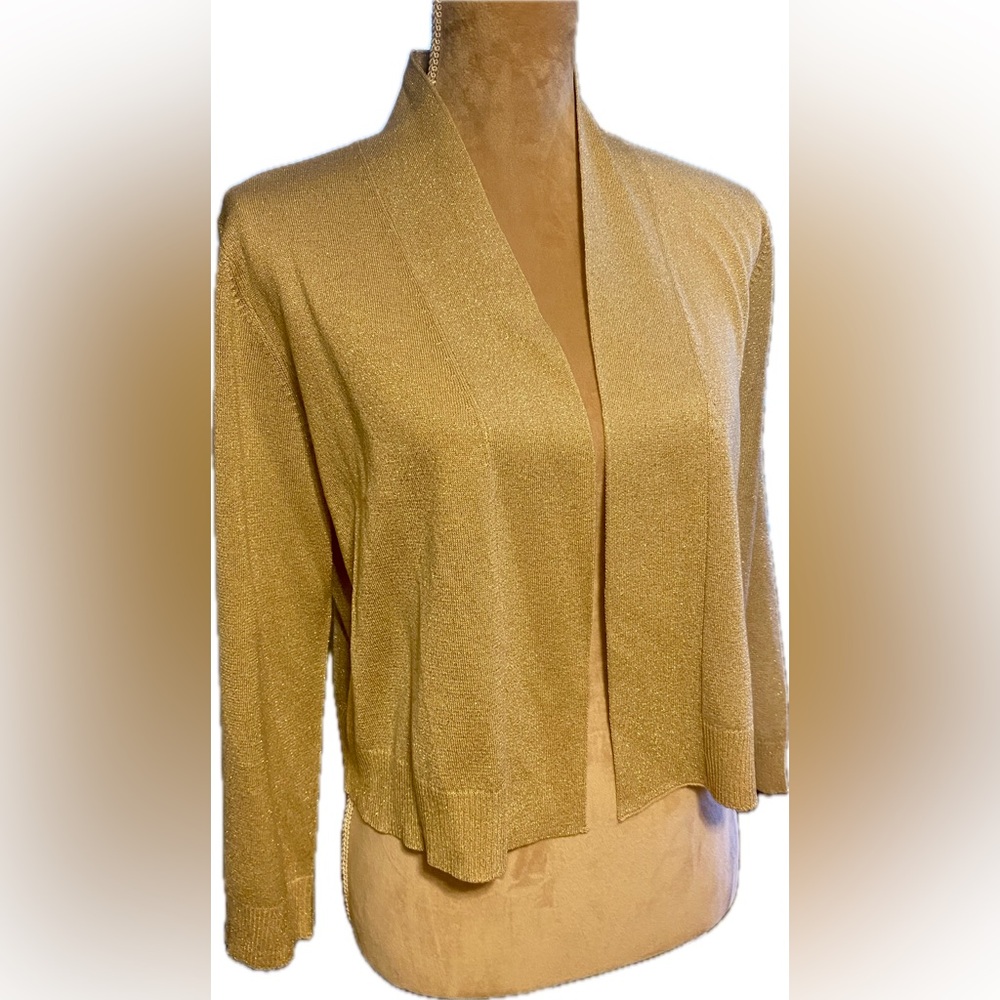 Calvin Klein Gold Women's Shrug - Picture 2 of 4